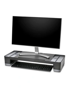 Kensington Organising Riser Stand For Monitor With Storage Black