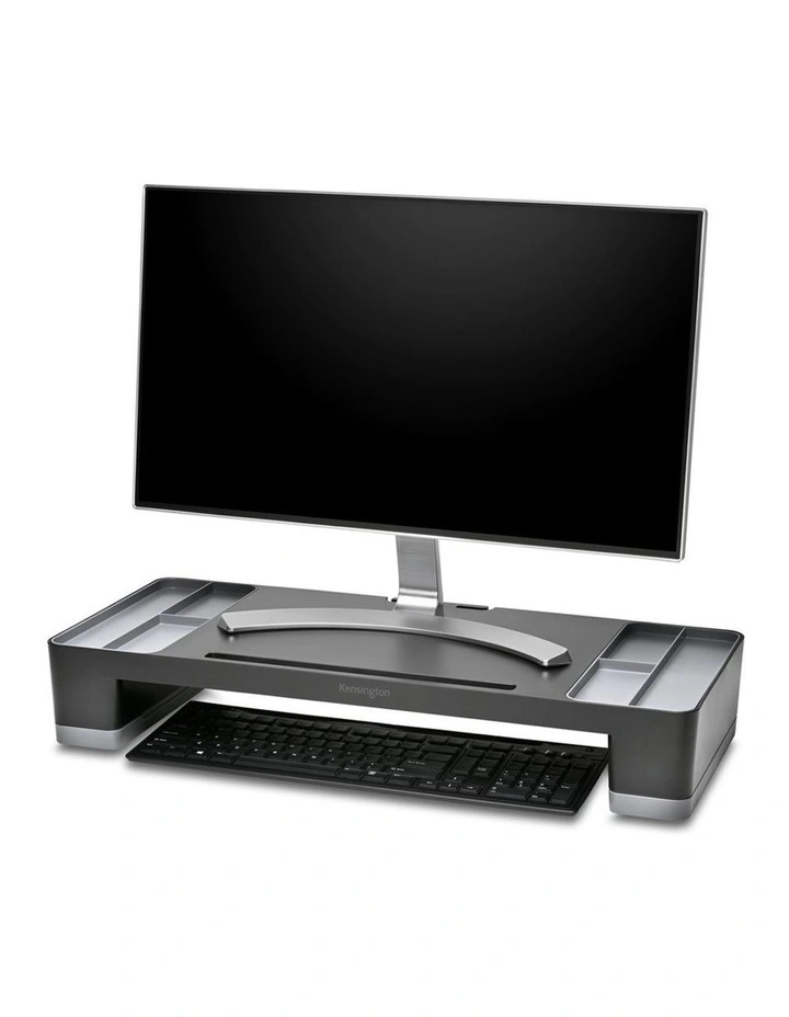 Kensington Organising Riser Stand For Monitor With Storage Black image 1
