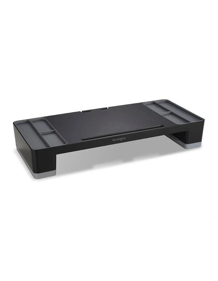 Kensington Organising Riser Stand For Monitor With Storage Black image 2