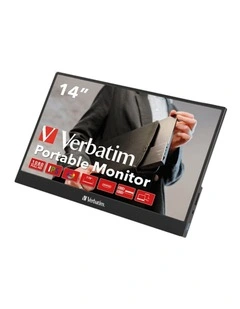 Verbatim Portable Monitor Full HD 1080p USB-C HDMI Connection 14 Inch