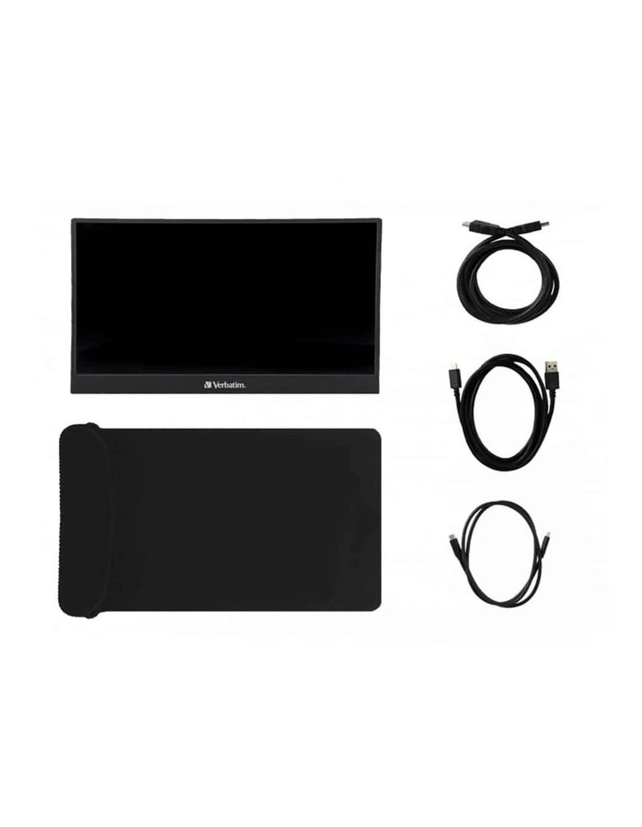 Verbatim Portable Monitor Full HD 1080p USB-C HDMI Connection 14 Inch image 4