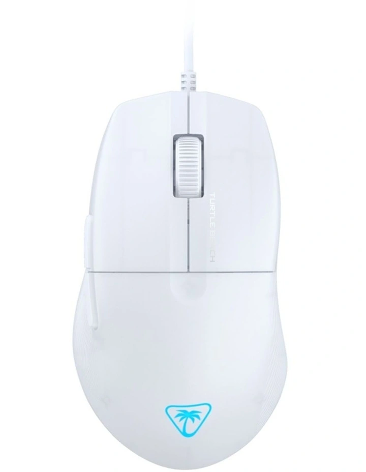 Turtle Beach Wired RGB Ergonomic Gaming Mouse White Pure SEL Illumination image 1