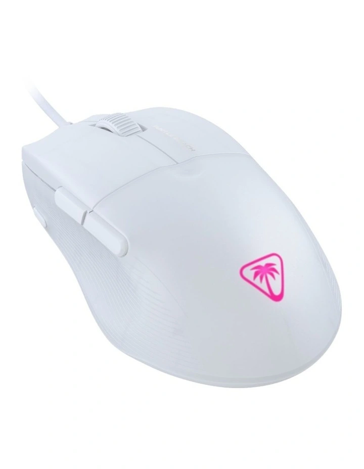 Turtle Beach Wired RGB Ergonomic Gaming Mouse White Pure SEL Illumination image 2