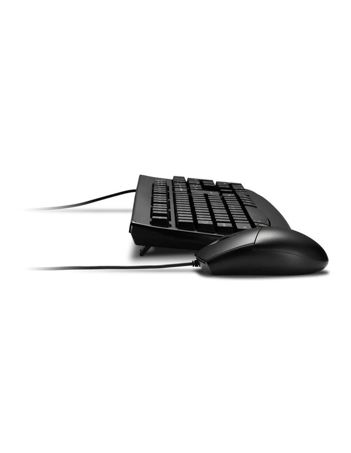 Kensington Pro Fit Washable Wired Keyboard And Mouse Set For Desktop Black image 2