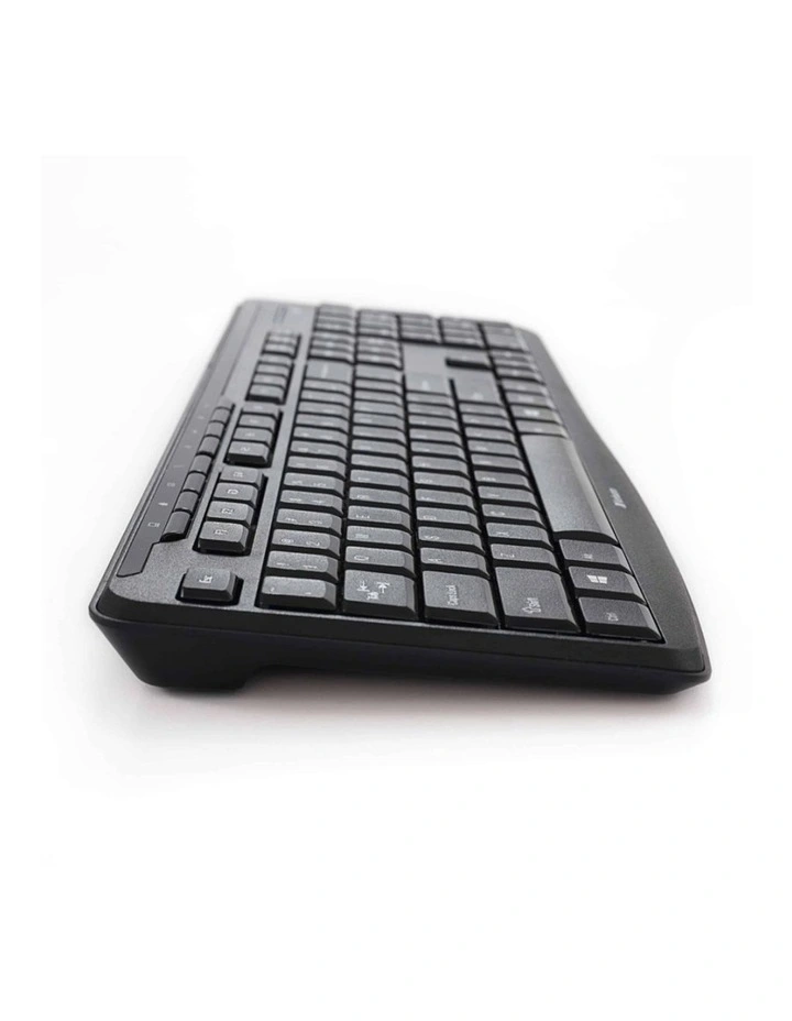 Verbatim Silent Slim Wireless Blue LED Mouse Keyboard Set Black image 2