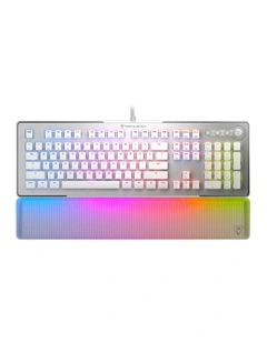 Turtle Beach Wired RGB Optical-Mechanical Gaming Keyboard White Vulcan II LED