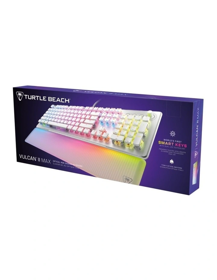 Turtle Beach Wired RGB Optical-Mechanical Gaming Keyboard White Vulcan II LED image 4