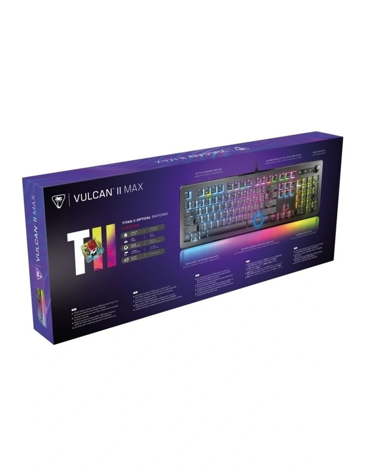 Turtle Beach Wired RGB Optical-Mechanical Gaming Keyboard Black Vulcan II image 2