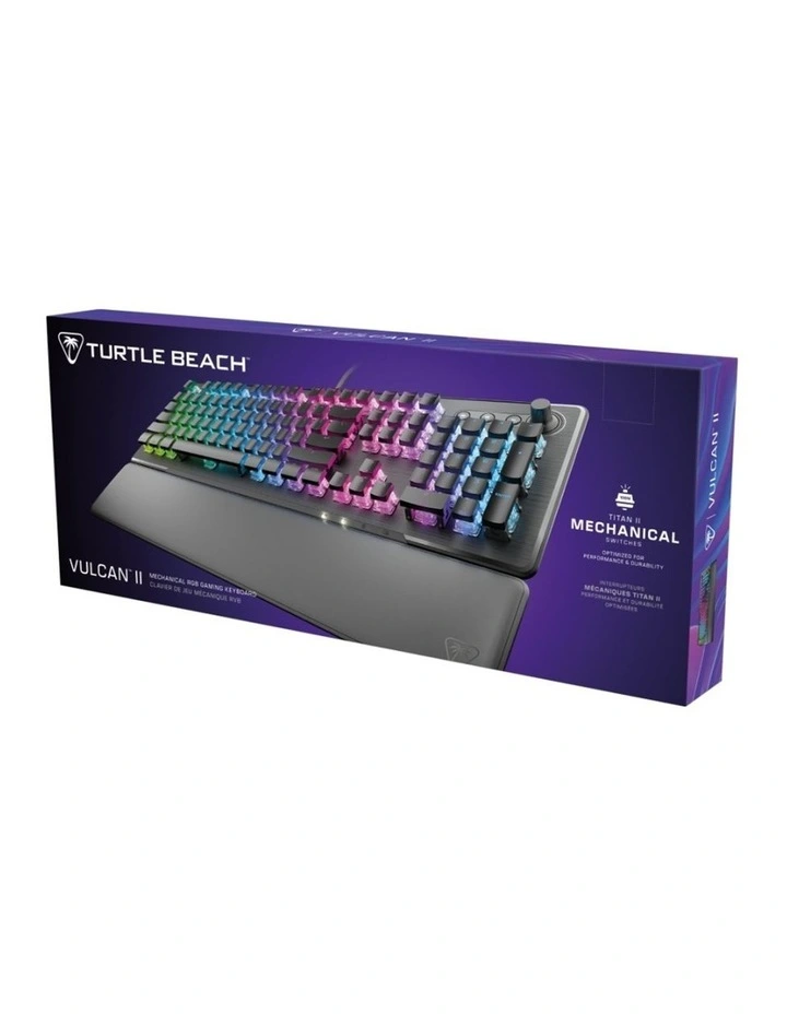 Turtle Beach Wired RGB Optical-Mechanical Gaming Keyboard Black Vulcan II LED image 2