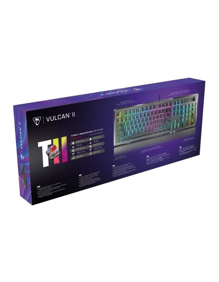 Turtle Beach Wired RGB Optical-Mechanical Gaming Keyboard Black Vulcan II LED image 3