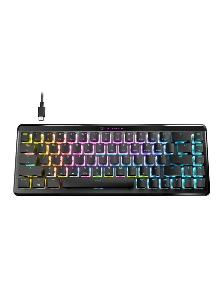Turtle Beach Wireless Bluetooth RGB Gaming Keyboard Black Vulcan II Mini image 1