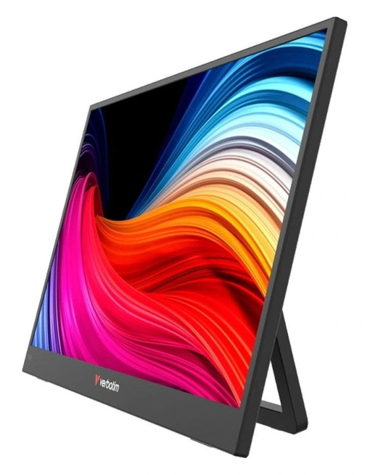 Verbatim Portable Monitor HD 1080p 15.6 Inch Screen Black image 3