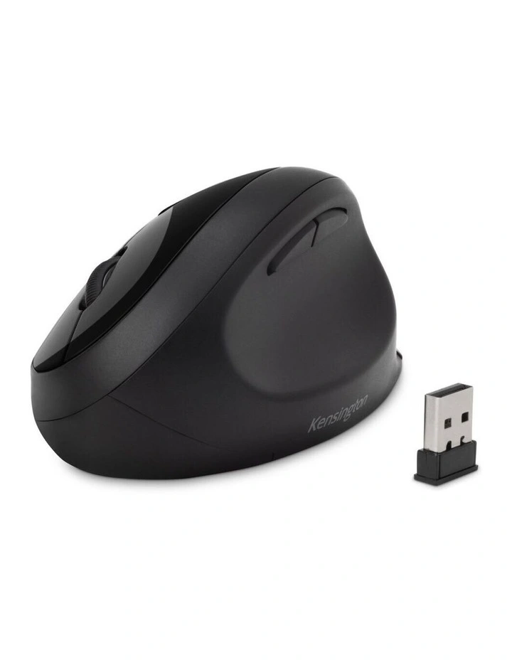 Kensington Dual Wireless Ergo Mouse 128-bit AES Encryption Security Black image 4