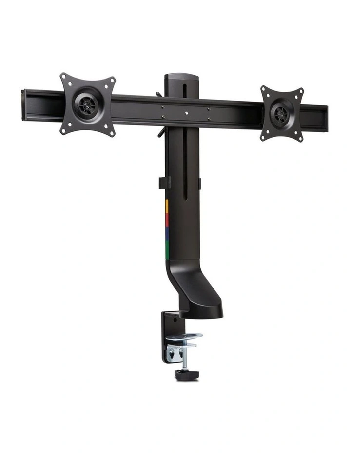 Kensington Space Saving Dual Arm Monitor Mount Black for Shallow Desks image 1