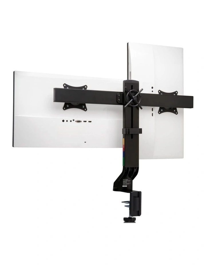 Kensington Space Saving Dual Arm Monitor Mount Black for Shallow Desks image 4