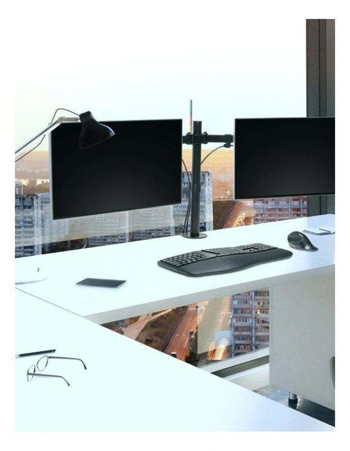 Kensington SmartFit Ergo Dual Arm Holder For 34 Inch Monitor Black image 5