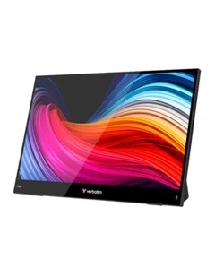 Verbatim Portable Touchscreen Monitor HD 1080p 14 Inch Screen Black