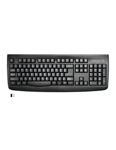 Kensington Pro Fit Wireless Keyboard Full Size Spill Proof Protection Black