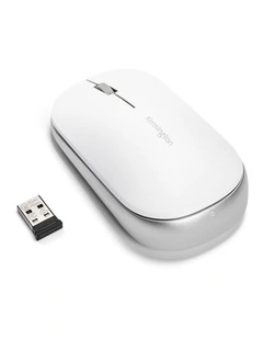 Kensington Suretrack 2.0 Wireless Bluetooth Mouse For Laptop White Silver