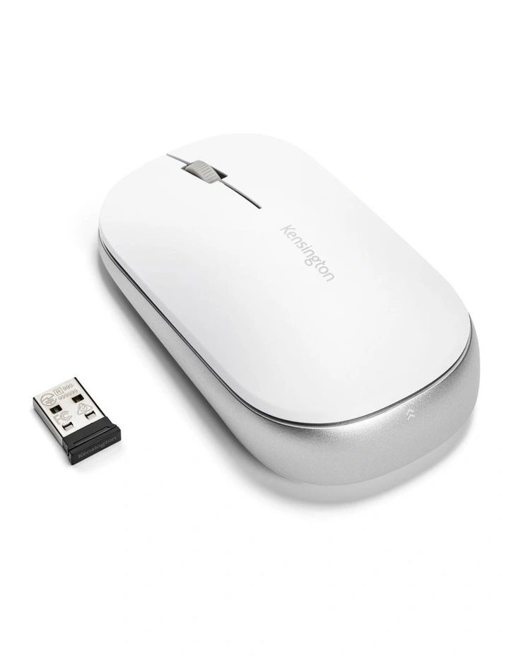 Kensington Suretrack 2.0 Wireless Bluetooth Mouse For Laptop White Silver image 1