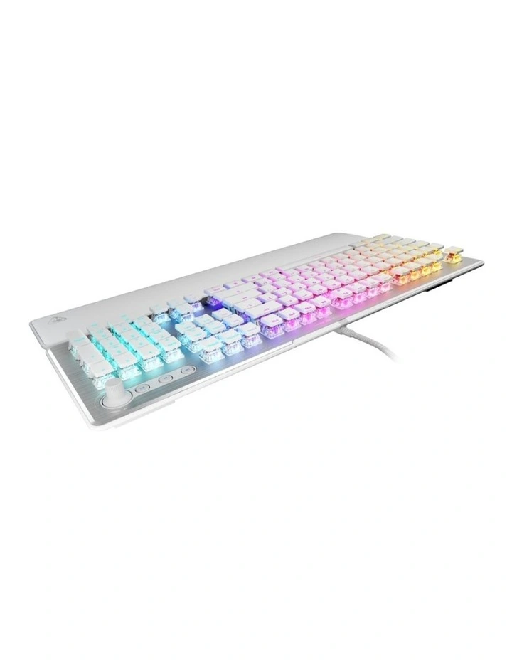 Turtle Beach Wired RGB Optical-Mechanical Gaming Keyboard White Vulcan II image 2