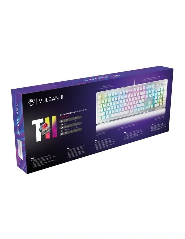 Turtle Beach Wired RGB Optical-Mechanical Gaming Keyboard White Vulcan II image 7