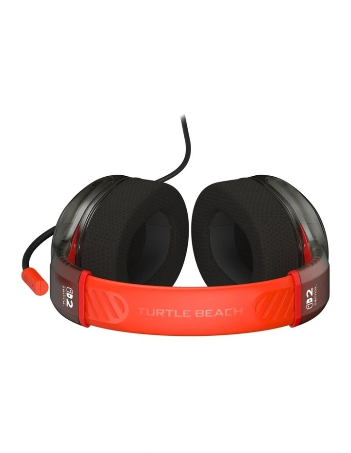 Turtle Beach Wired Nintendo Switch 2 Gaming Headset Mario Star Black Airlte image 6