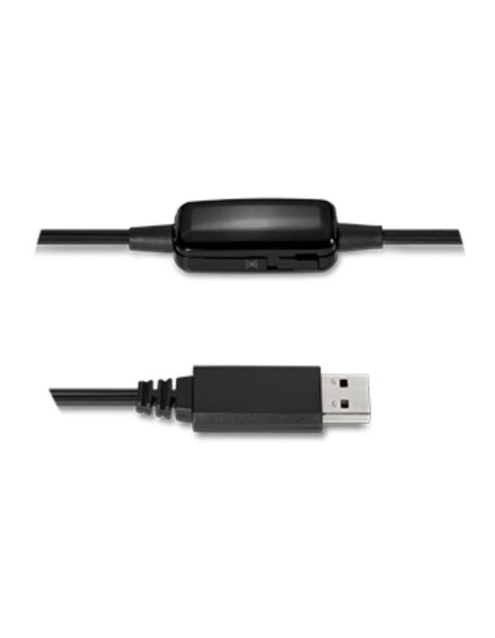 Kensington USB-A Hi-Fi Headphones With Microphone Volume Control Black image 3