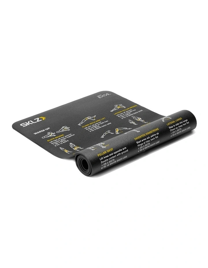 SKLZ Trainer Exercise Mat Printed Workout Guide Full Body Fitness Platform image 2