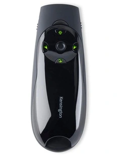 Kensington Wireless Presenter Expert Green Laser With USB Receiver Black