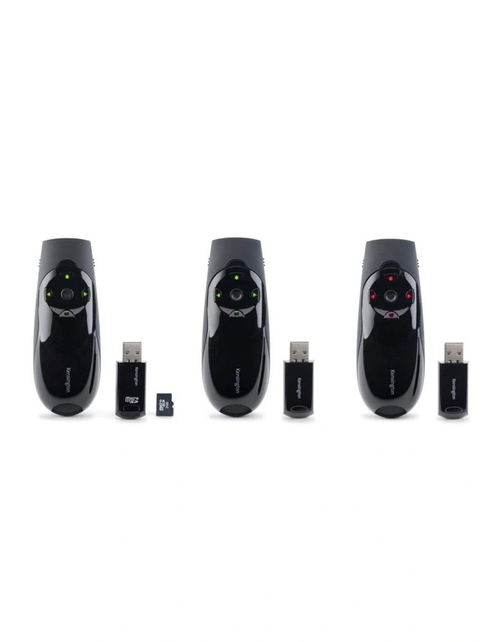 Kensington Wireless Presenter Expert Green Laser With USB Receiver Black image 5