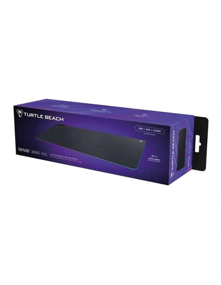 Turtle Beach XXL RGB Gaming Mousepad Black Sense AIMO Programmable Light image 4