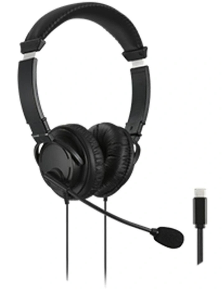 Kensington Hi-Fi USB-C Headphones With Microphone For Laptop Black image 5