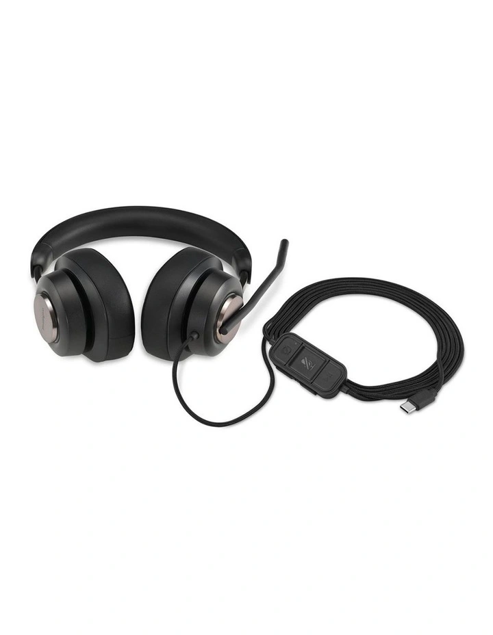 Kensington H2000 USB-C Over Ear Headset With Mic Noise Cancelling Black image 2