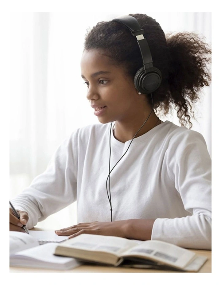 Kensington USB-C Wired On-Ear Hi-Fi Headphones For Laptop Black image 3