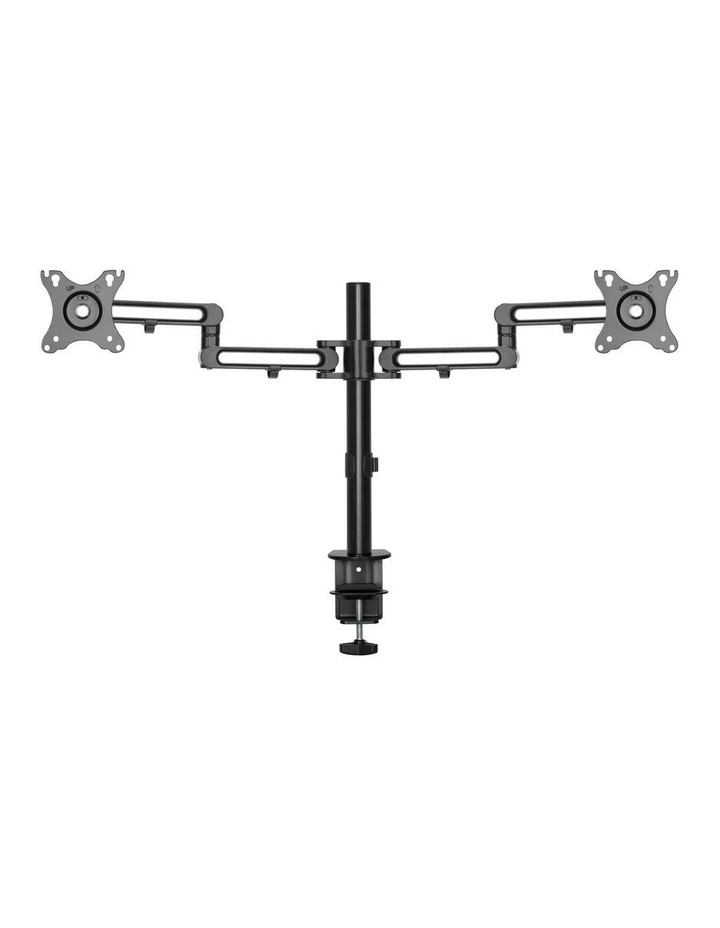 Brateck Premium Articulating Aluminum Dual Monitor Stand - Black image 2