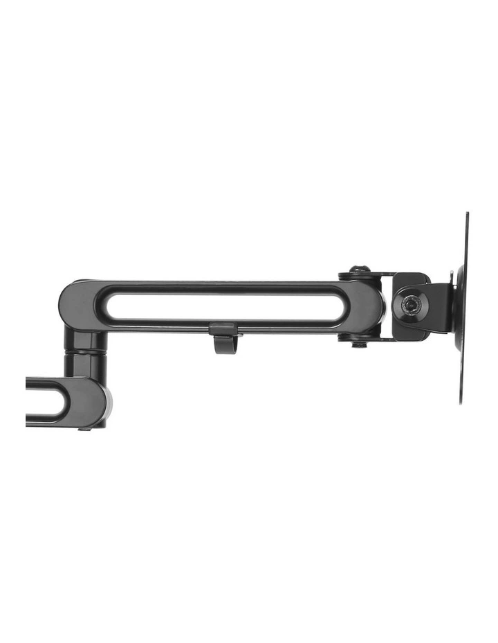 Brateck Premium Articulating Aluminum Dual Monitor Stand - Black image 3