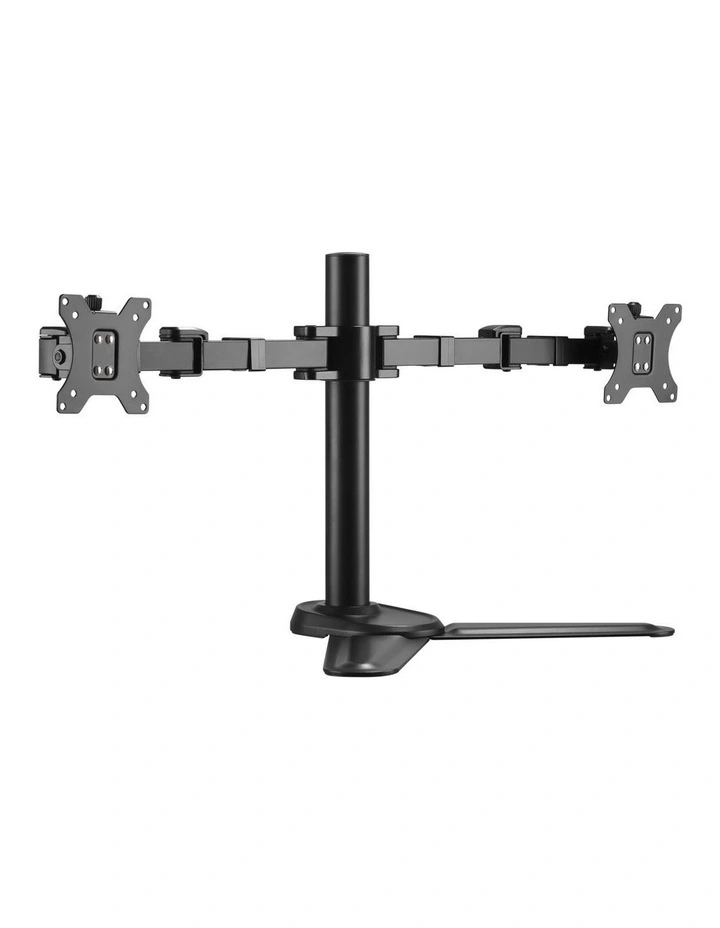 Brateck Affordable Steel Articulating Dual Monitor Stand - Black image 2
