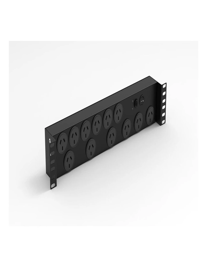 Jackson Rack Mounted Surge Powerboard 12 Outlet - Black image 2