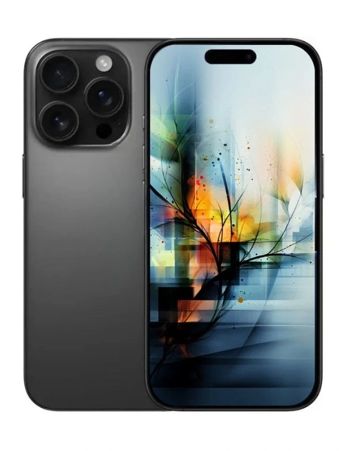 Apple iPhone 16 Pro Black Titanium (eSIM Only) Refurbished image 1