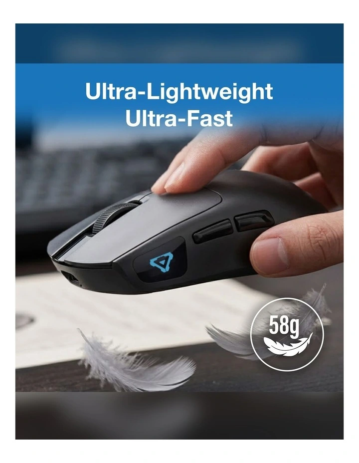 Laser Wireless Gaming Mouse 7200 DPI MS-TM64BK-704 image 4