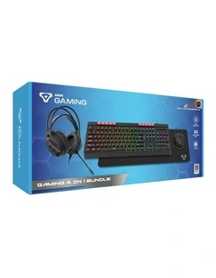 Laser 4 In 1 RGB Gaming Keyboard and Mouse Bundle KBX-BDL26-503