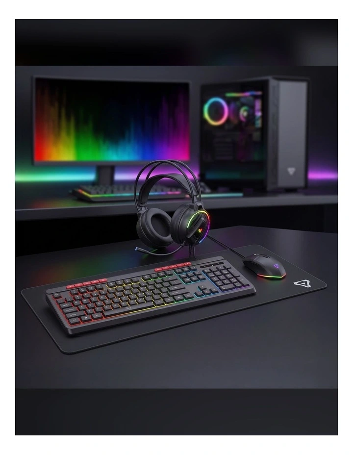 Laser 4 In 1 RGB Gaming Keyboard and Mouse Bundle KBX-BDL26-503 image 2
