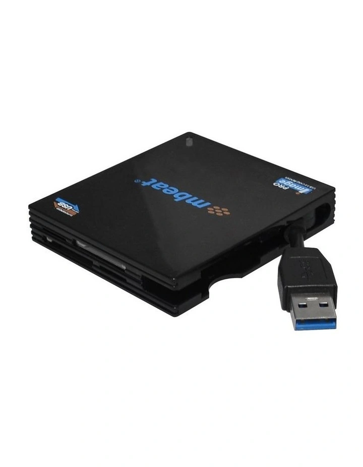 mbeat USB 3.0 Super Speed Multiple Card Reader - Black image 3