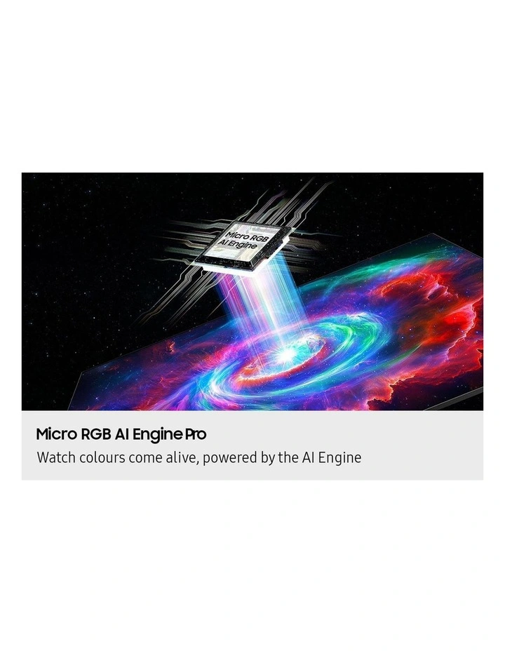 Samsung 75 Micro RGB R85H 4K Samsung Vision AI Smart TV (2026) (75, Black) image 4