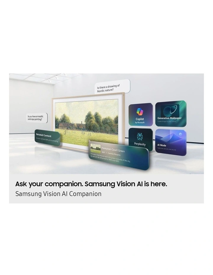 Samsung 55 The Frame Pro LS03HW 4K Samsung Vision AI Smart TV (2026) (55 Black) image 6