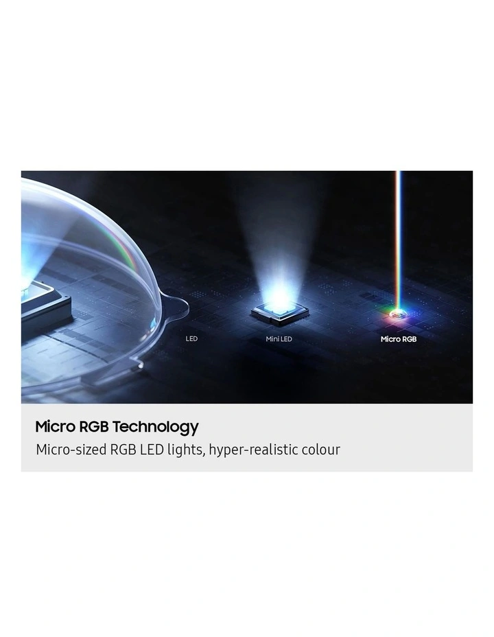 Samsung 75 Micro RGB R95H 4K Samsung Vision AI Smart TV (2026) (75, Black) image 3