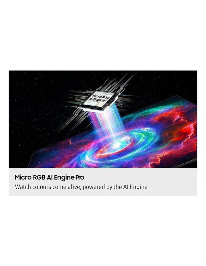Samsung 75 Micro RGB R95H 4K Samsung Vision AI Smart TV (2026) (75, Black) image 4