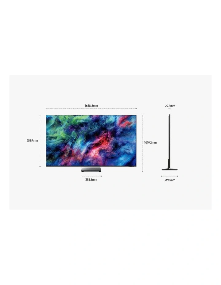 Samsung 75 Micro RGB R95H 4K Samsung Vision AI Smart TV (2026) (75, Black) image 7