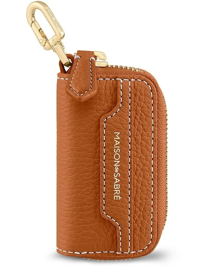 The Key Case Charm in Pecan Brown image 1